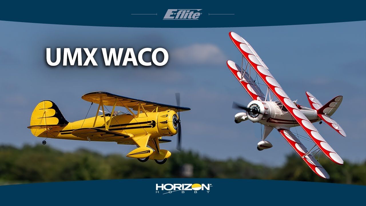 UMX WACO, Yellow BNF Basic with AS3X &amp; SAFE