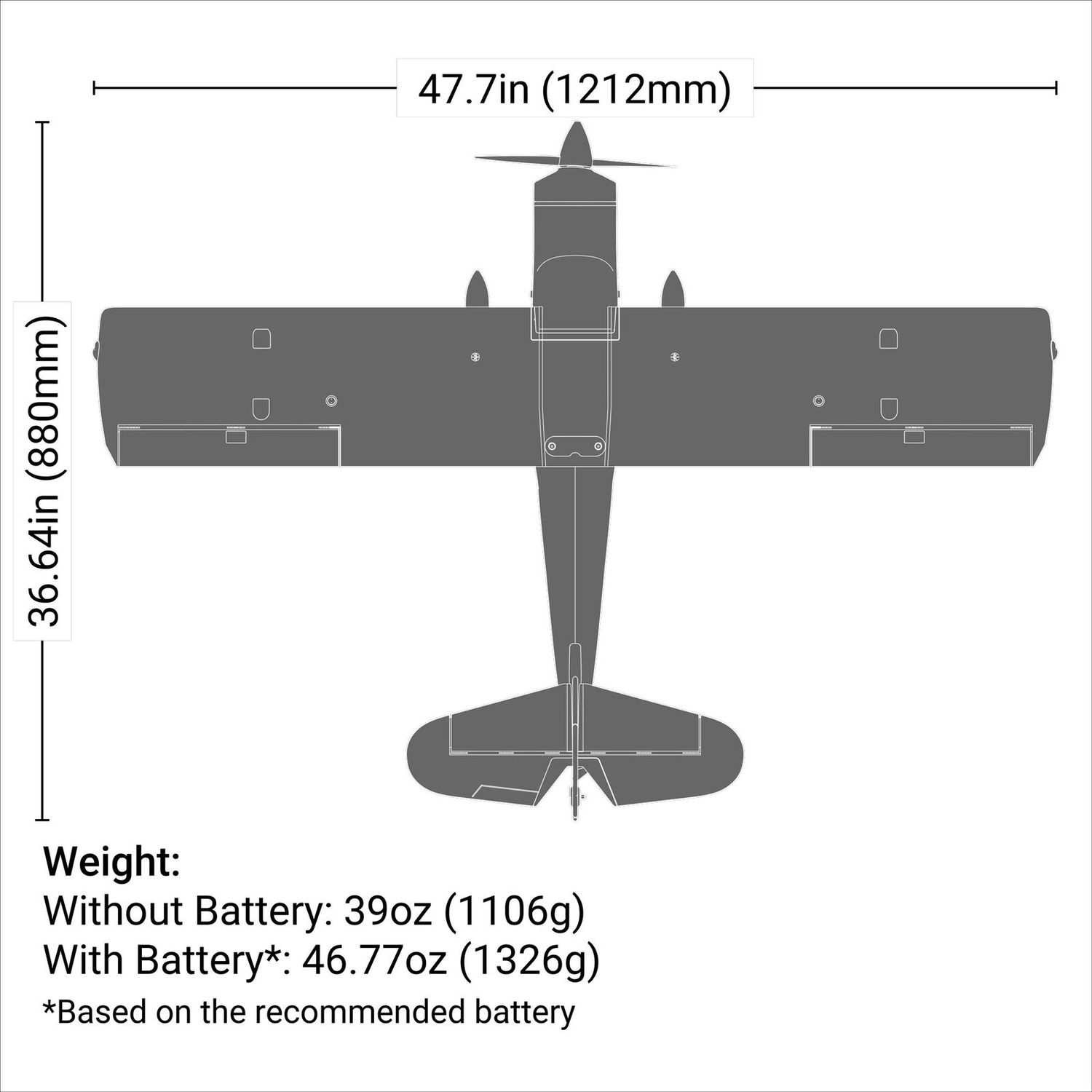 Decathlon RJG 1.2m BNF Basic