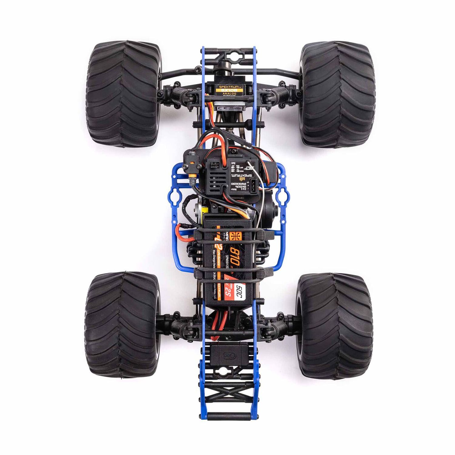 1/18 Mini LMT Son Uva Digger 2S 4X4 RTR Brushed Monster Truck (Battery &amp; Charger Included), Blue