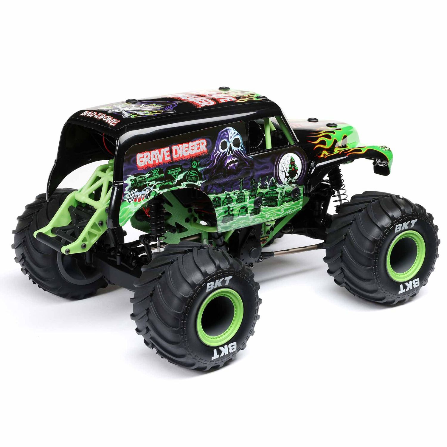 Losi 1/18 Mini LMT 4WD Grave Digger Monster Truck Brushed RTR