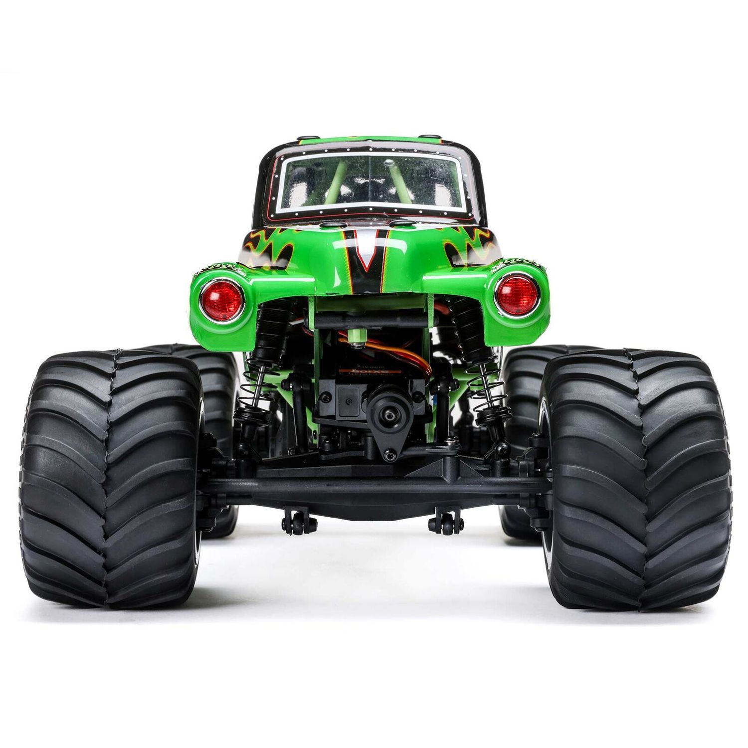 1/18 Mini LMT Grave Digger 2S 4X4 RTR Brushed Monster Truck (Battery &amp; Charger Included), Green