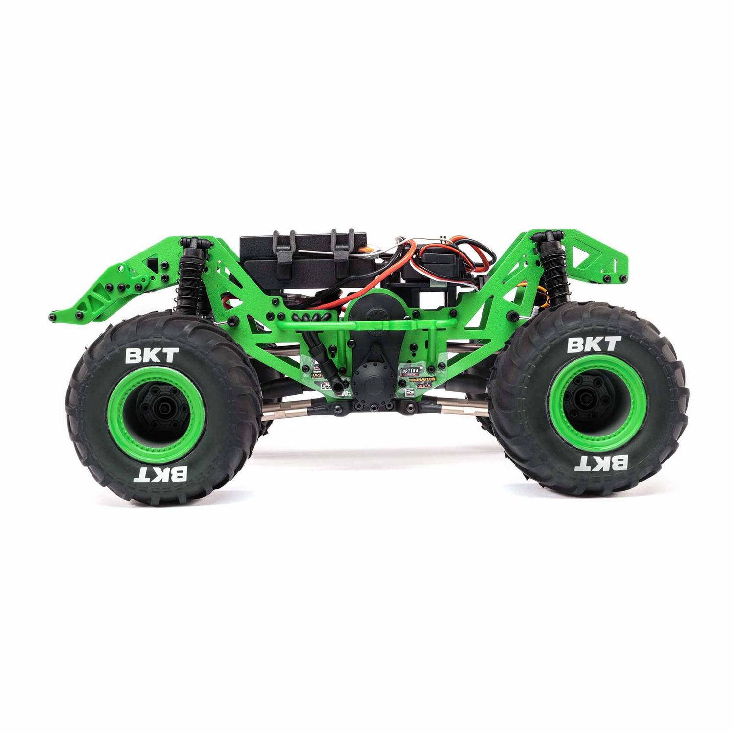 1/18 Mini LMT Grave Digger 2S 4X4 RTR Brushed Monster Truck (Battery &amp; Charger Included), Green