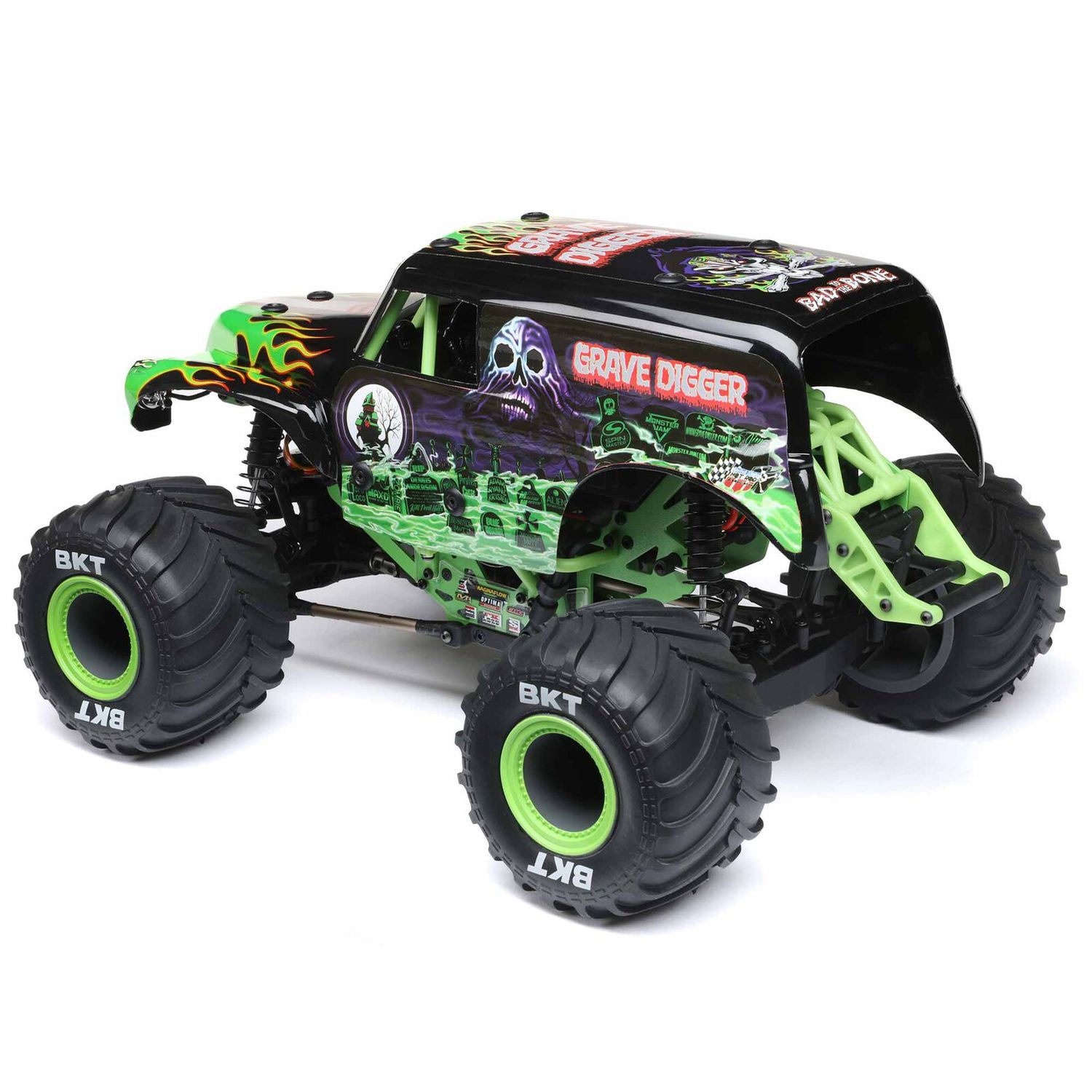 Losi 1/18 Mini LMT 4WD Grave Digger Monster Truck Brushed RTR