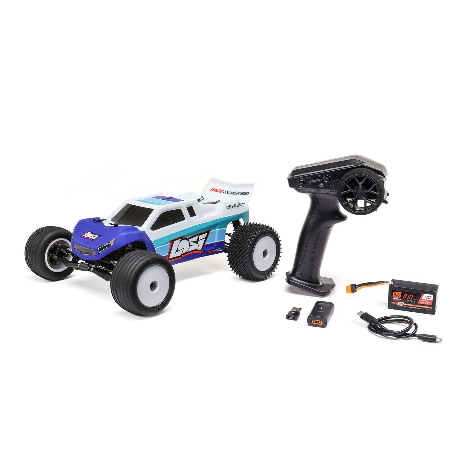 Mini-T 2.0 2WD BL RTR, Blue