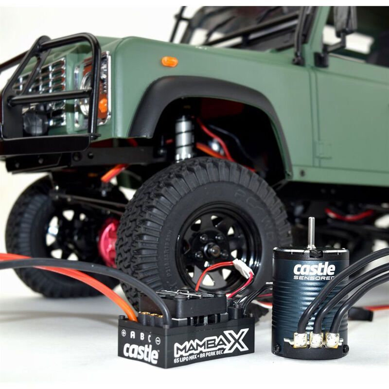 MAMBA X, 25.2V WP ESC,1406-2280Kv Sensored:Crawler