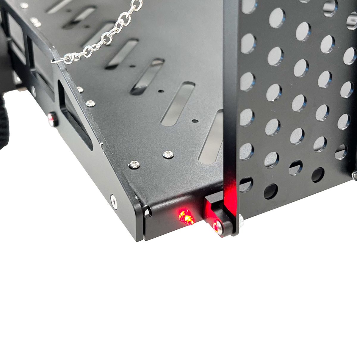 Bold R/C  1/10 Scale Full Metal Trailer with LED Lights (Black)
