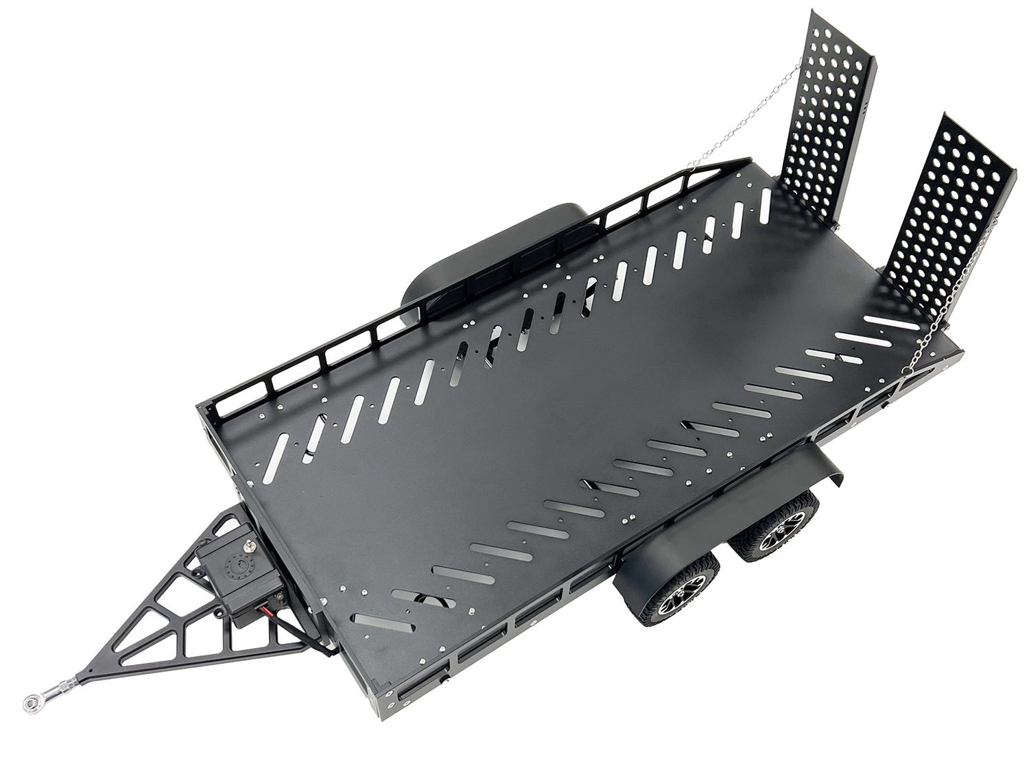 Bold R/C  1/10 Scale Full Metal Trailer with LED Lights (Black)