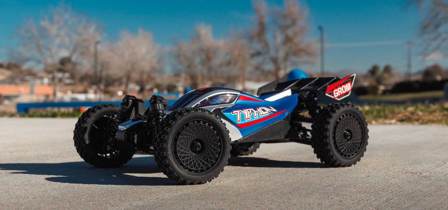 TYPHON GROM 4x4 SMART Small Scale Buggy Blue/Silver