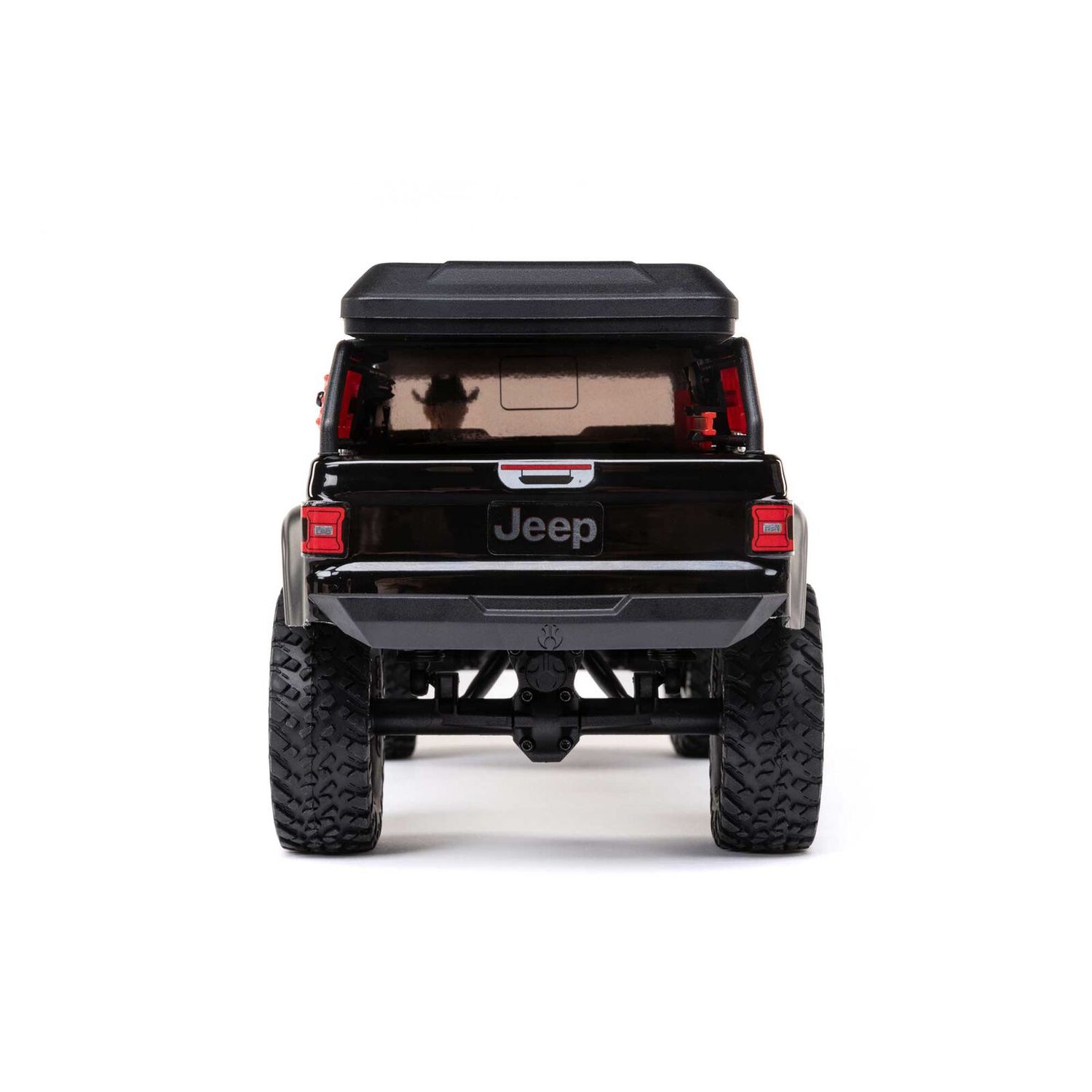 1/24 SCX24 Jeep JT Gladiator 4X4 RTR Brushed Rock Crawler (Battery &amp; Charger Included), Black