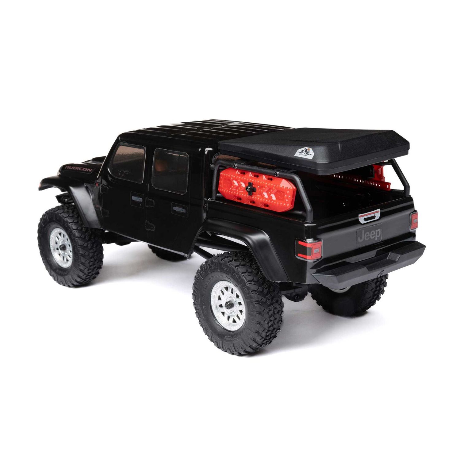 1/24 SCX24 Jeep JT Gladiator 4X4 RTR Brushed Rock Crawler (Battery &amp; Charger Included), Black