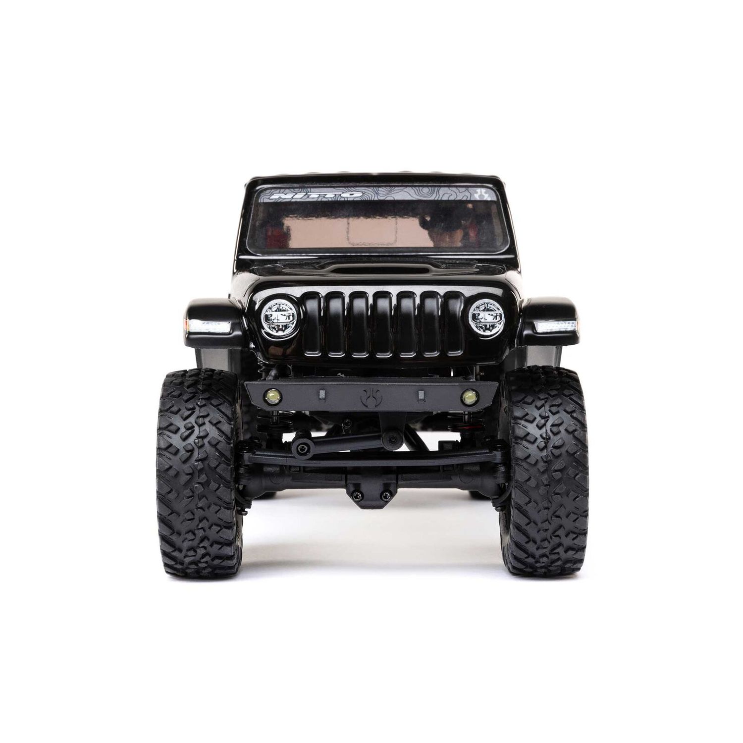 1/24 SCX24 Jeep JT Gladiator 4X4 RTR Brushed Rock Crawler (Battery &amp; Charger Included), Black