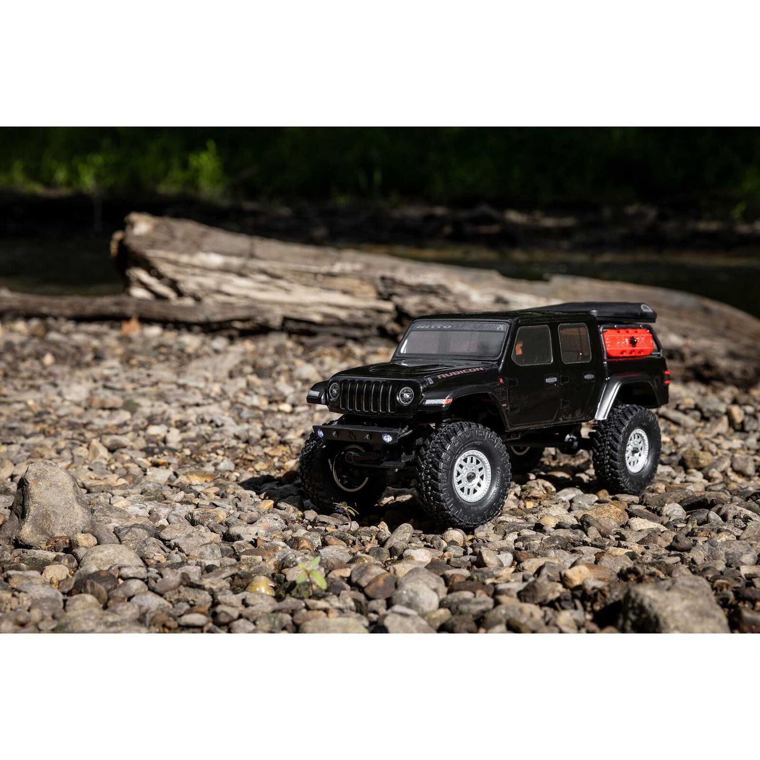 1/24 SCX24 Jeep JT Gladiator 4X4 RTR Brushed Rock Crawler (Battery &amp; Charger Included), Black