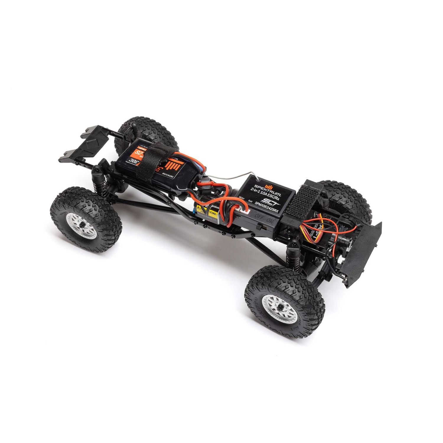 1/24 SCX24 Jeep JT Gladiator 4X4 RTR Brushed Rock Crawler (Battery &amp; Charger Included), Black