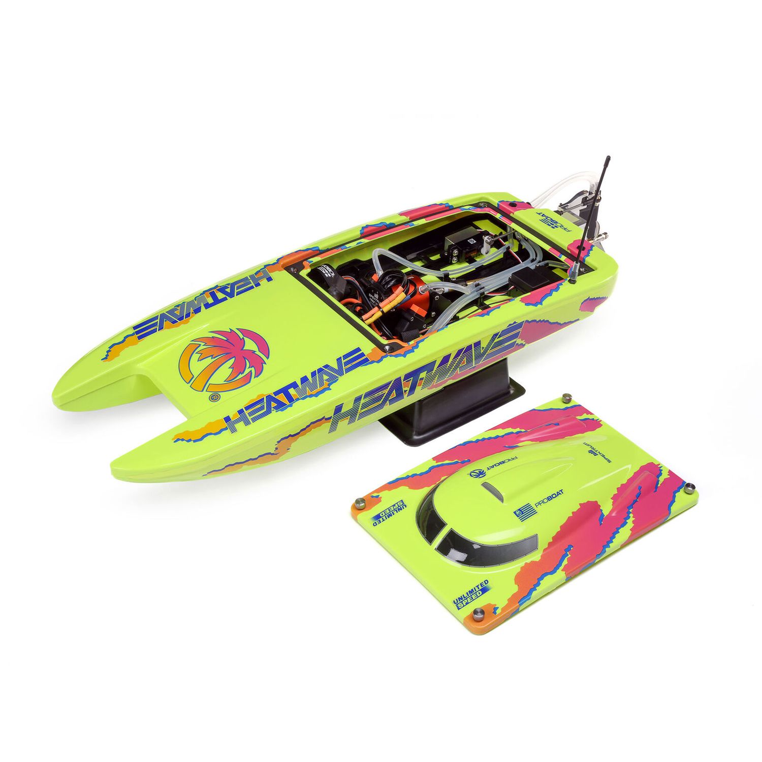 Blackjack 24&quot; V2 Catamaran Brushless, Heat Wave Visual: RTR