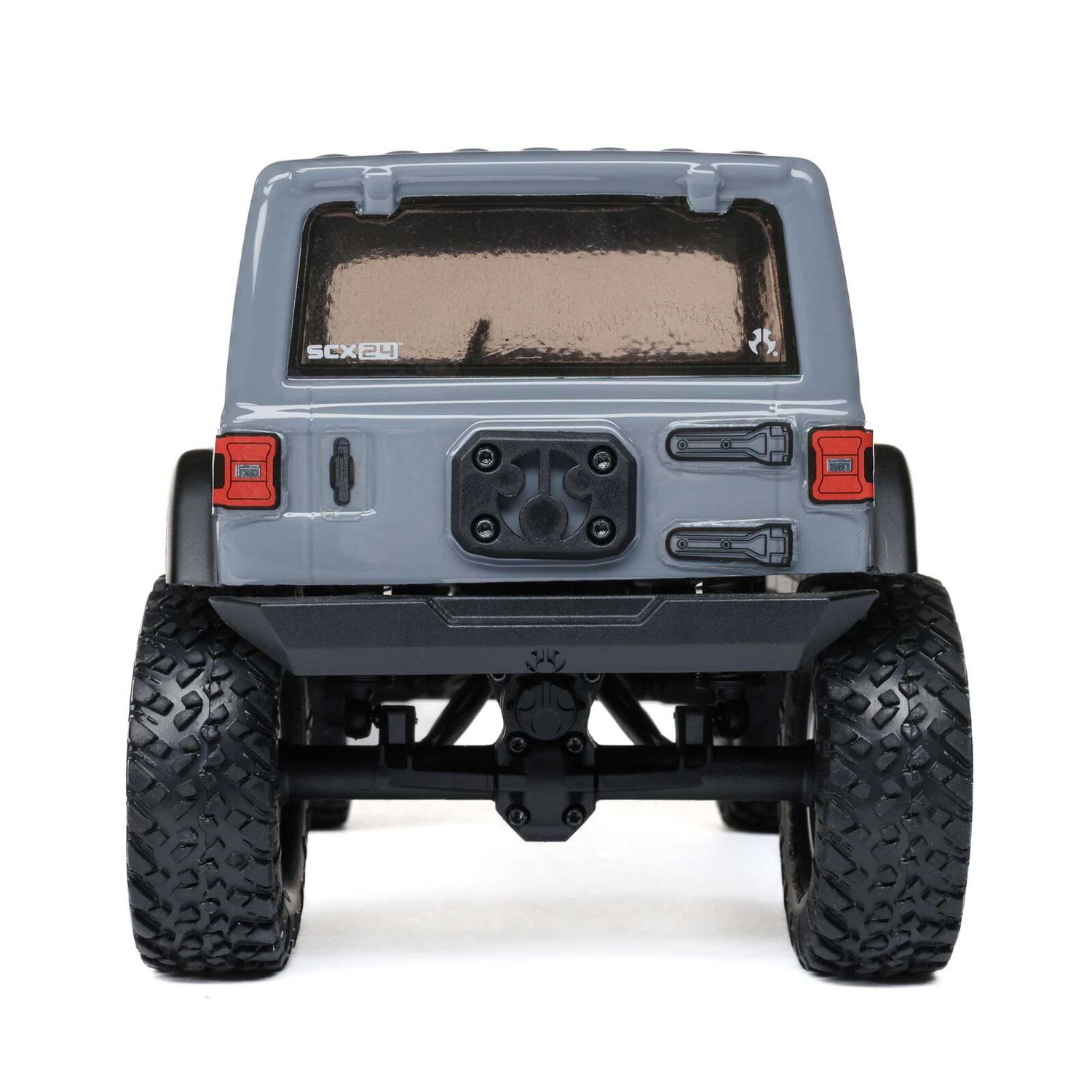 SCX24 2019 Jeep Wrangler JLU CRC, Gray: 1/24 4WD RTR