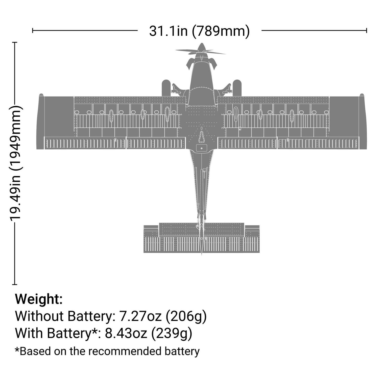 Micro DRACO 800mm BNF Basic