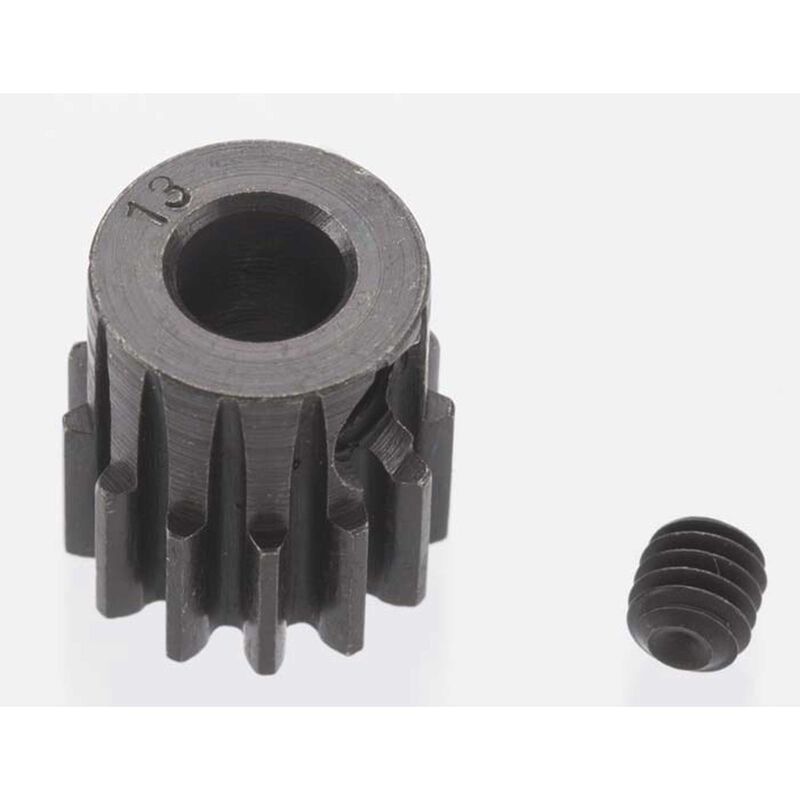 Extra Hard 13 Tooth Blackened Steel 32p Pinion 5mm