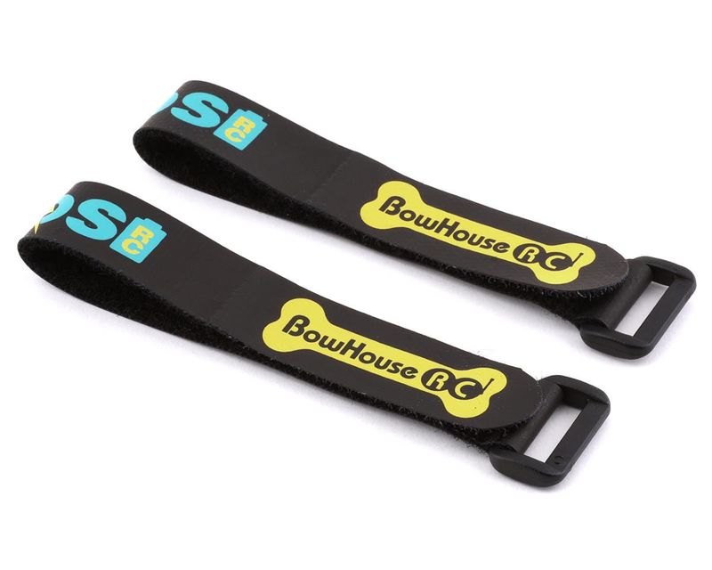 Helios RC 225mm Non-Slip Battery Straps (2)