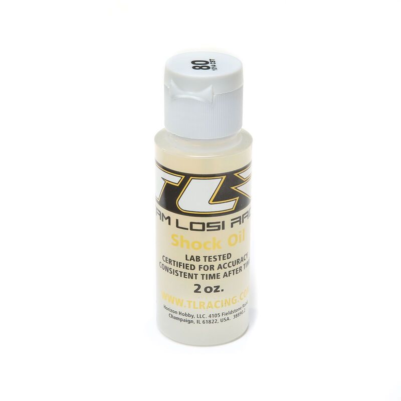 SILICONE SHOCK OIL, 80WT, 1014CST, 2OZ