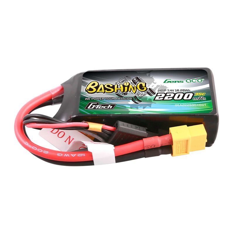 11.1V 2200mAh 3S 35C G-Tech Smart Lipo: XT60
