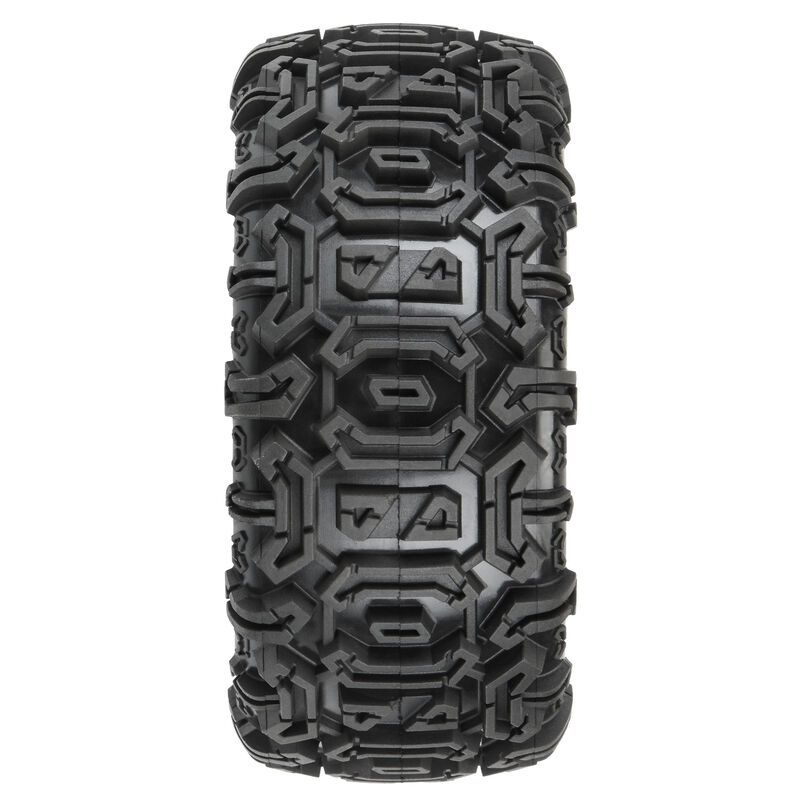 Warthog SC 2.2&quot;/3.0&quot; Off-Road Tires Mounted on Ripper Black 6x30 Removable 12mm Hex Wheels (2) for Slash 2wd &amp; Slash 4x4 Front or Rear