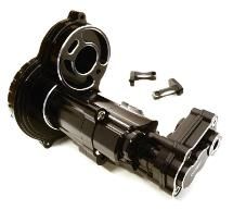 Billet Machined Alloy Gearbox Housing for Axial SCX10 II w/ LCG Transfer Case C27126BLACK