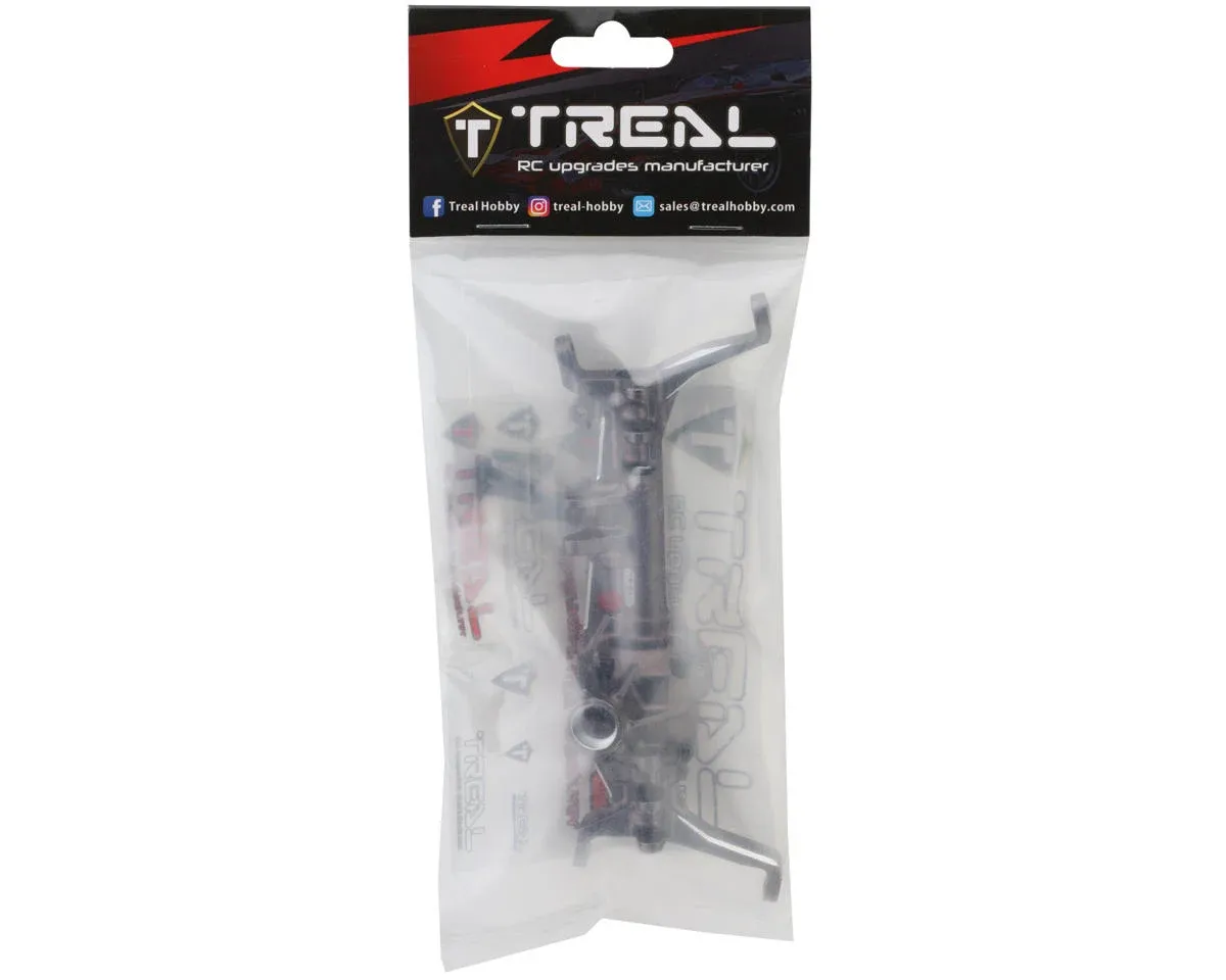 Treal Hobby Axial SCX10 III CNC Aluminum Front Portal Axle Housing (Titanium)