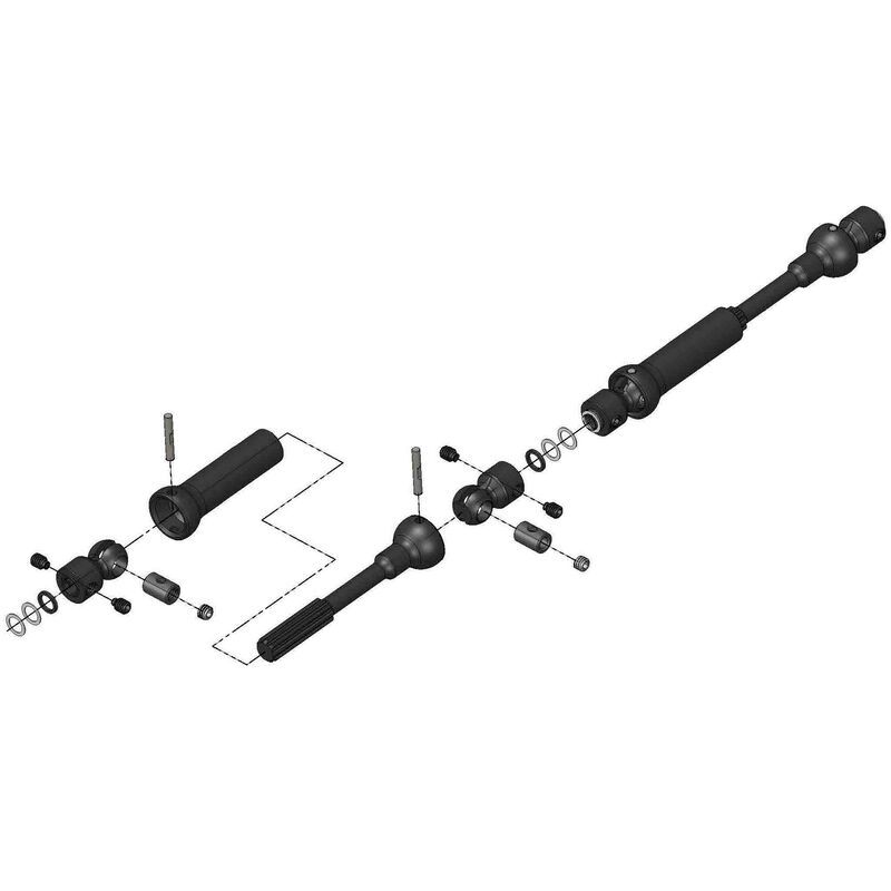 Center Drive Kit 110mm x 135mm With 5mm Hubs