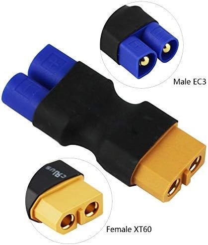 No-Wire Male EC3 to Female XT60 Adapter (1)