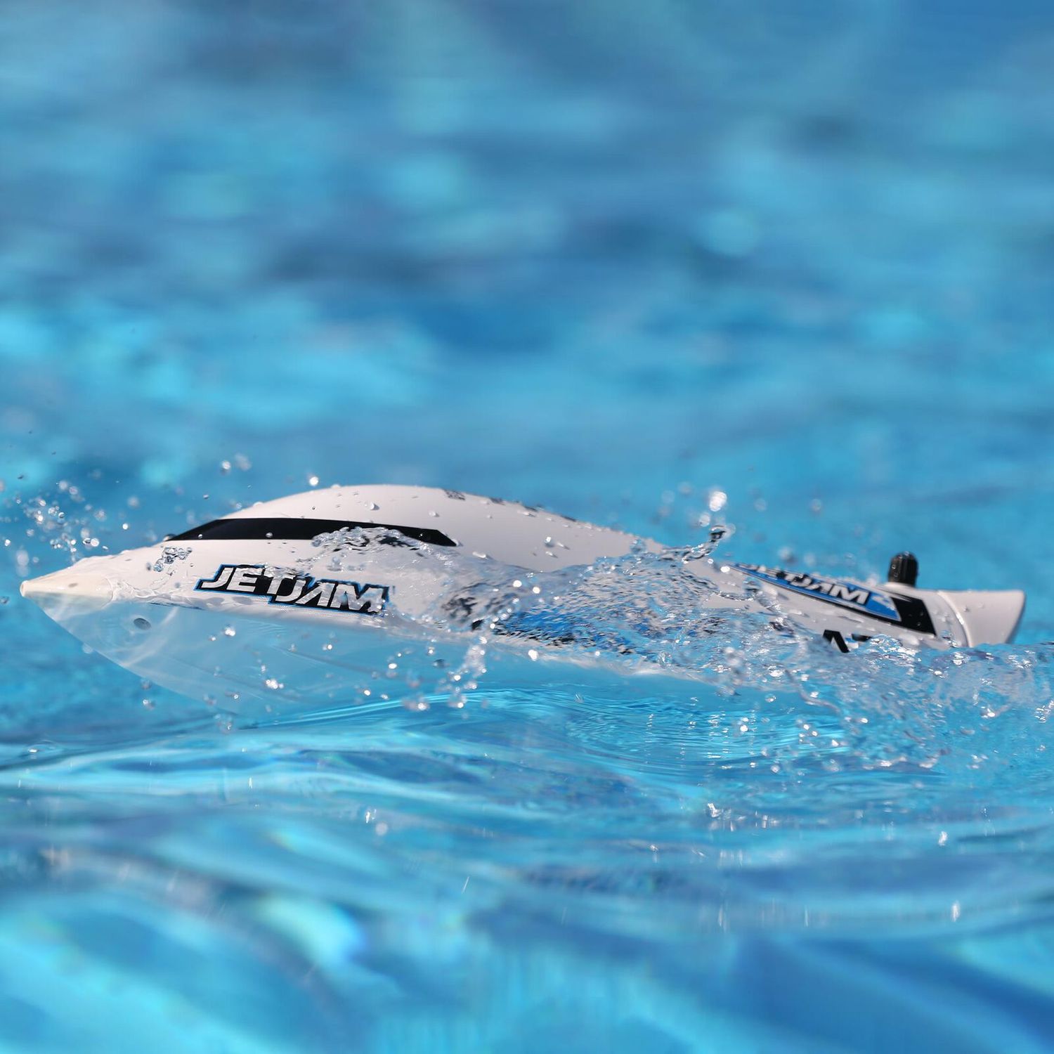 Jet Jam 12 Pool Racer, Brushed, White: RTR