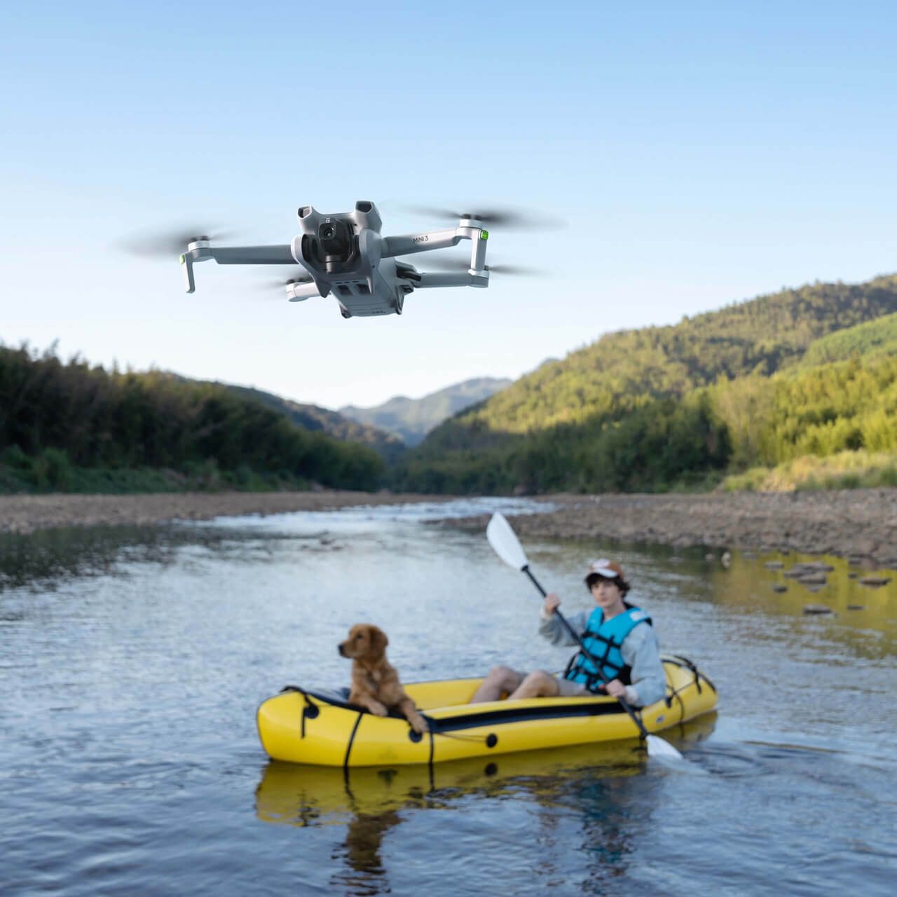 DJI Mini 3 Camera Drone 4K w/true vertical recording options (DJI RC)