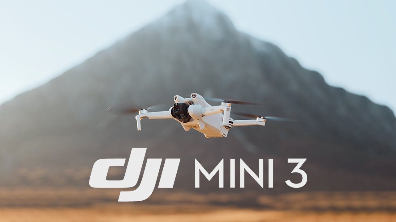 DJI Mini 3 Camera Drone 4K w/true vertical recording options (DJI RC)