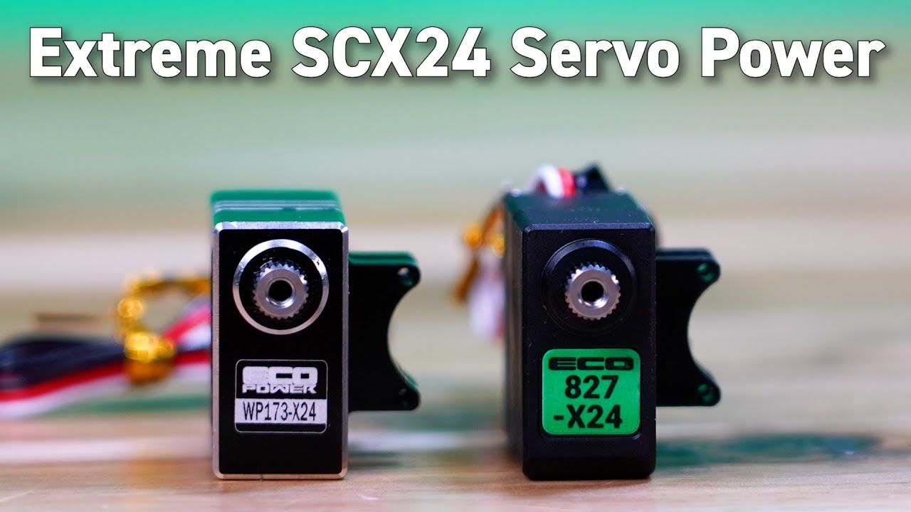 EcoPower WP173-X24 Aluminum Digital Micro Servo Direct Fit For Axial™ SCX24 (HV) (Waterproof)