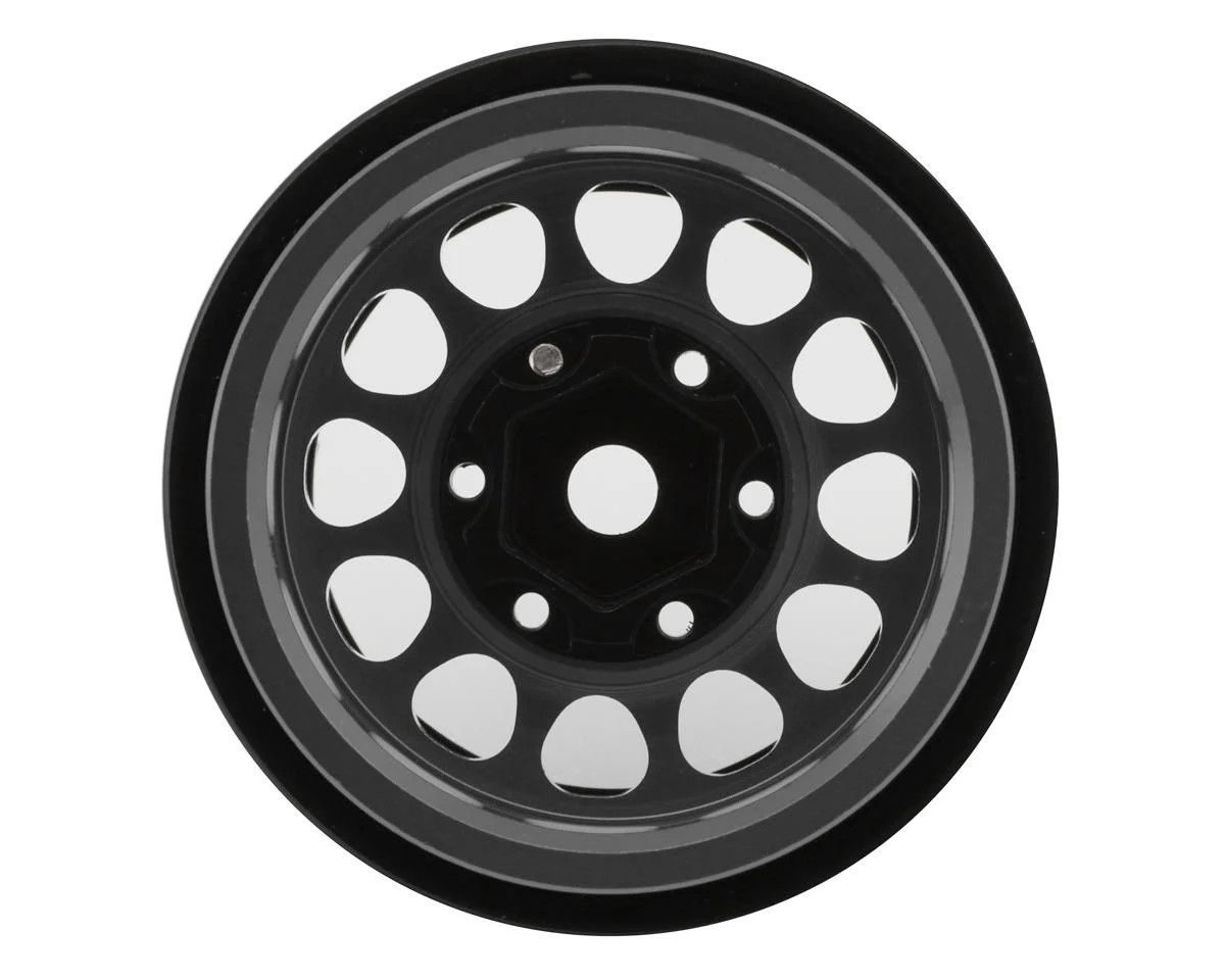 Treal Hobby Type I 1.0&quot; Classic 12-Spoke Beadlock Wheels (Grey) (4) (27.2g)