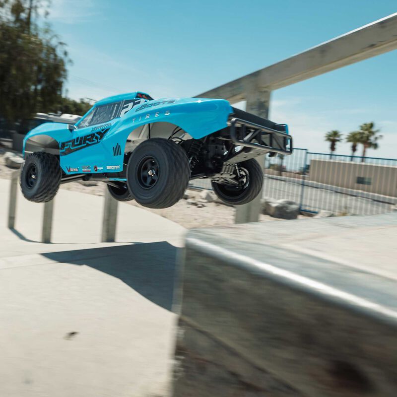 1/10 FURY 2WD RTR Brushed Short Course Truck (Battery &amp; Charger Included), Blue