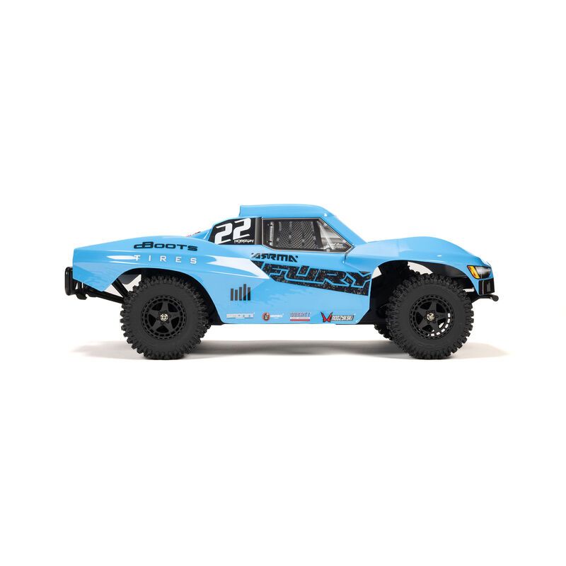 1/10 FURY 2WD RTR Brushed Short Course Truck (Battery &amp; Charger Included), Blue