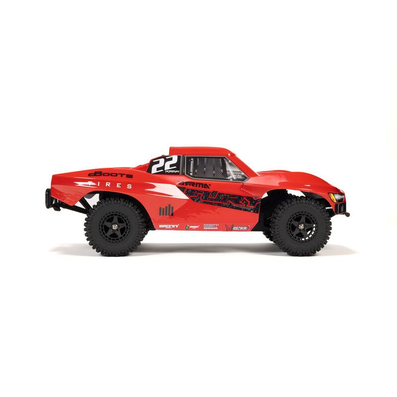 1/10 FURY 2WD RTR Brushed Short Course Truck (Battery &amp; Charger Included), Red