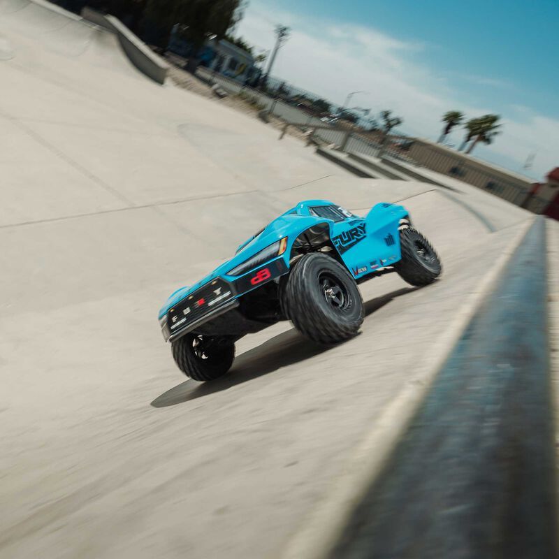 1/10 FURY 2WD RTR Brushed Short Course Truck (Battery &amp; Charger Included), Blue