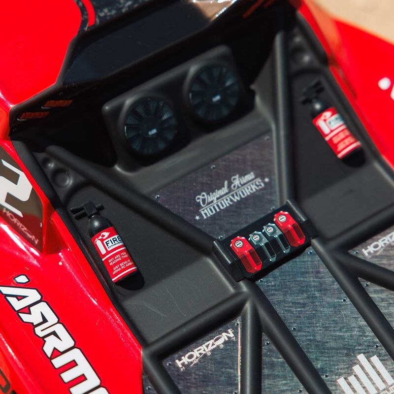 1/10 FURY 2WD RTR Brushed Short Course Truck (Battery &amp; Charger Included), Red