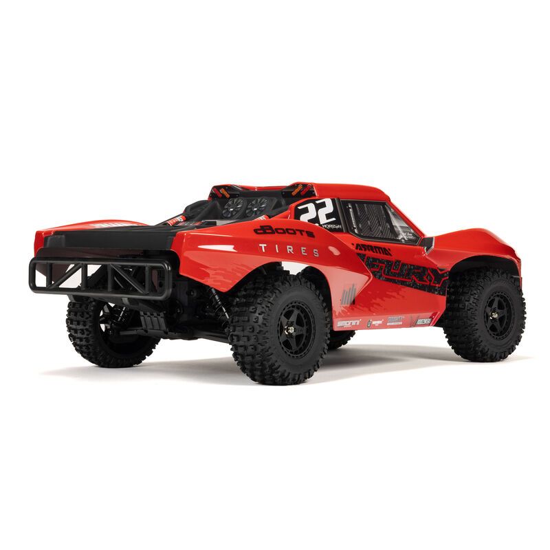 1/10 FURY 2WD RTR Brushed Short Course Truck (Battery &amp; Charger Included), Red