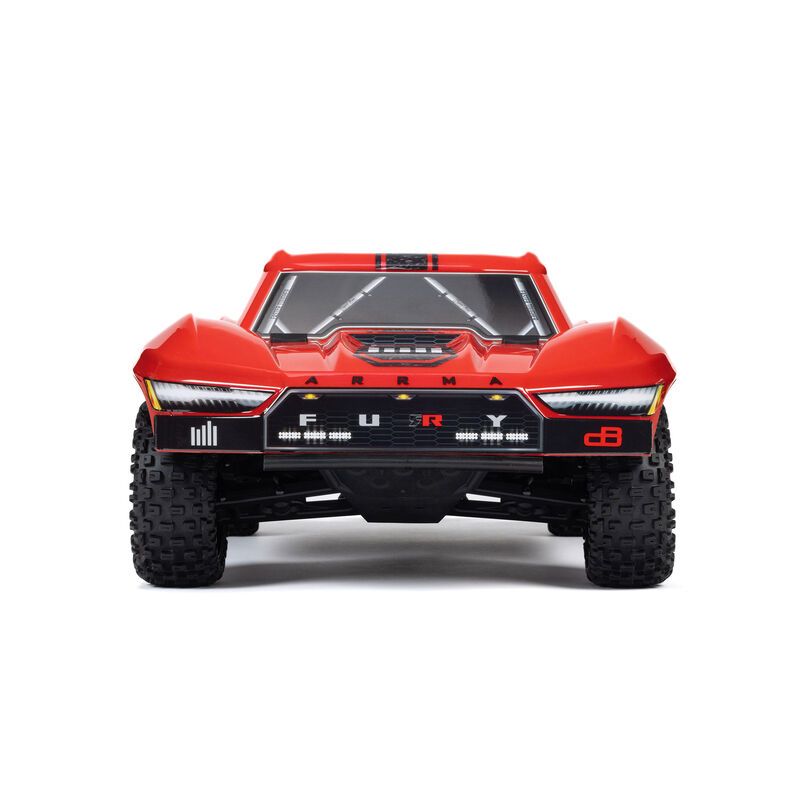 1/10 FURY 2WD RTR Brushed Short Course Truck (Battery &amp; Charger Included), Red
