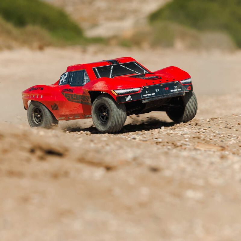 1/10 FURY 2WD RTR Brushed Short Course Truck (Battery &amp; Charger Included), Red