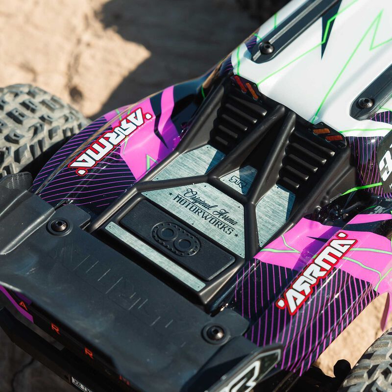 1/10 VORTEKS 2WD RTR Brushed Stadium Truck (Battery &amp; Charger Included), Purple