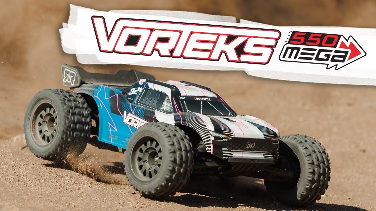 1/10 VORTEKS 2WD RTR Brushed Stadium Truck (Battery &amp; Charger Included), Purple