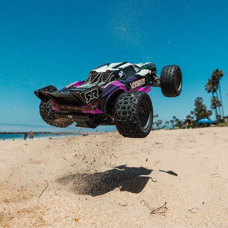1/10 VORTEKS 2WD RTR Brushed Stadium Truck (Battery &amp; Charger Included), Purple
