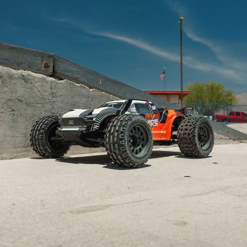 1/10 VORTEKS 2WD RTR Brushed Stadium Truck (Battery &amp; Charger Included), Orange