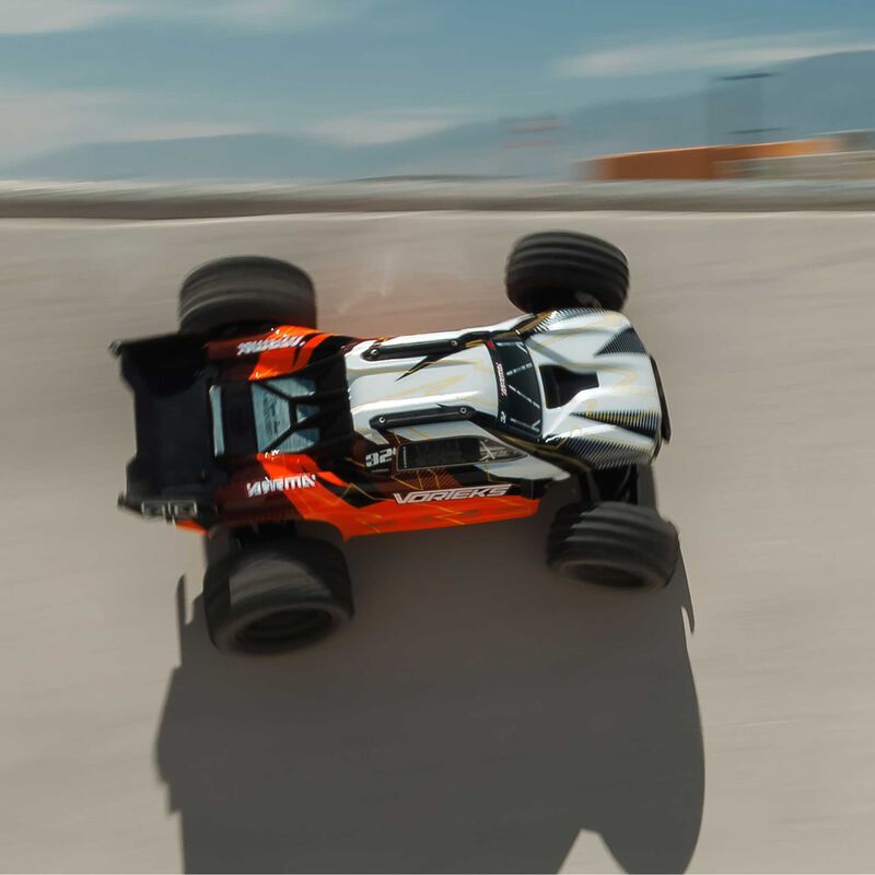 1/10 VORTEKS 2WD RTR Brushed Stadium Truck (Battery &amp; Charger Included), Orange