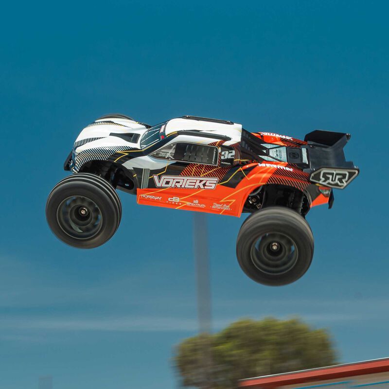 1/10 VORTEKS 2WD RTR Brushed Stadium Truck (Battery &amp; Charger Included), Orange