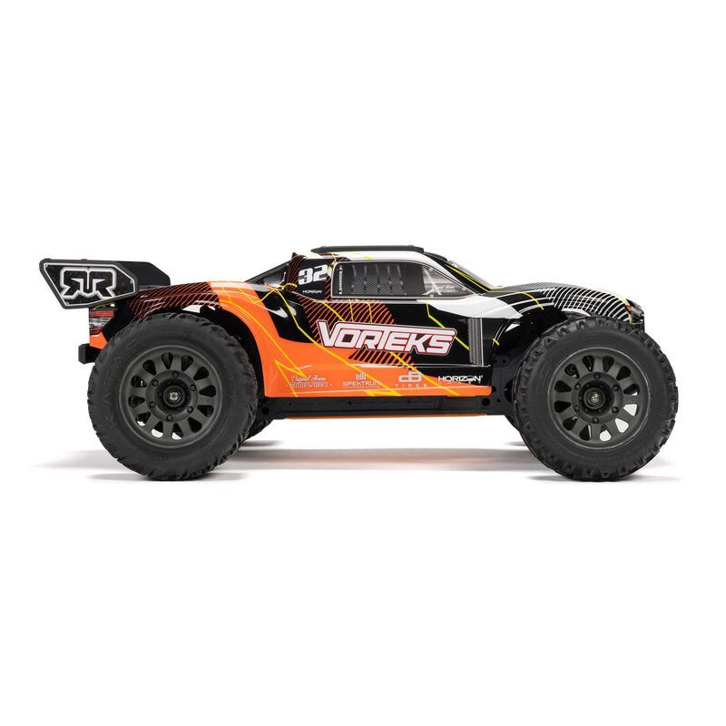 1/10 VORTEKS 2WD RTR Brushed Stadium Truck (Battery &amp; Charger Included), Orange