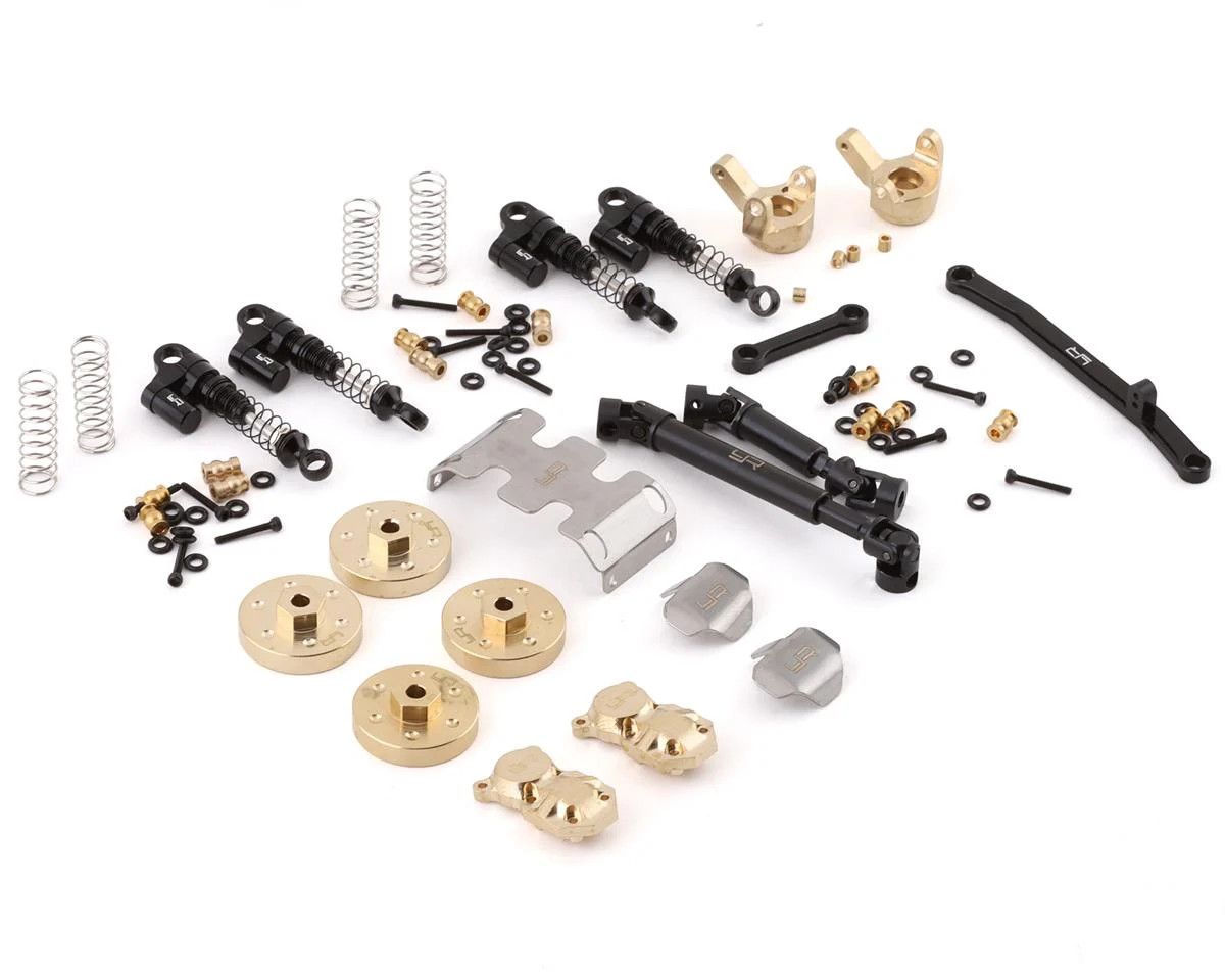 SCX24 FULL Metal Upgrade Parts Set- Yeah Racing  (133.7mm Wheelbase)YEA-AXSC-S05